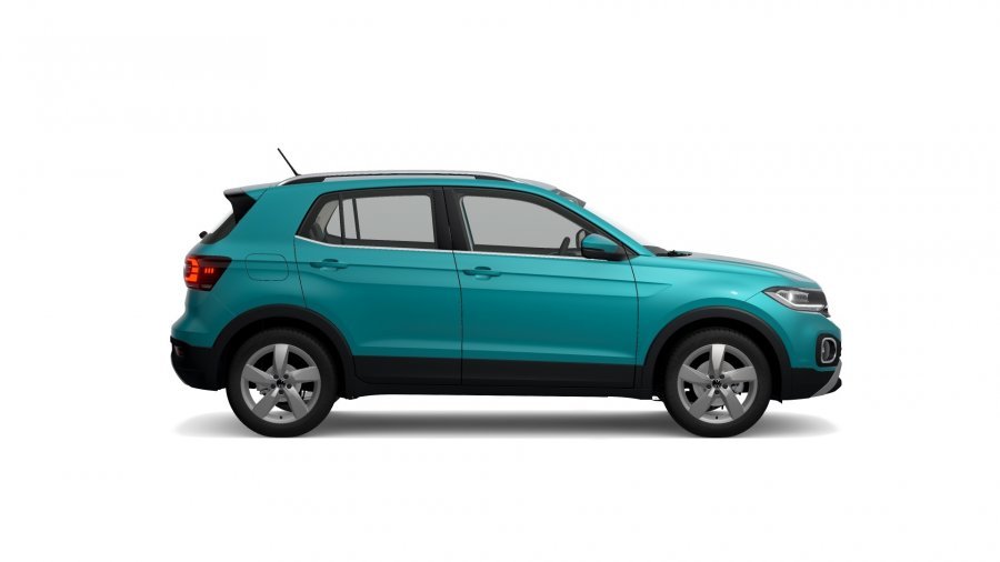 Volkswagen T-Cross, T-Cross Style 1,5 TSI 110 kW 7DSG, barva tyrkysová