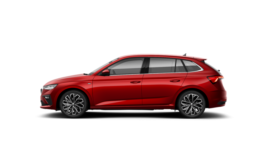 Škoda Scala, 1,5 TSI 110 kW 6-stup. mech., barva červená