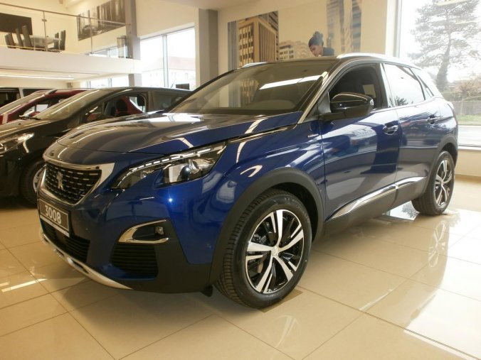 Peugeot 3008, GT LINE 2.0 BlueHDi 180 EAT8, barva modrá