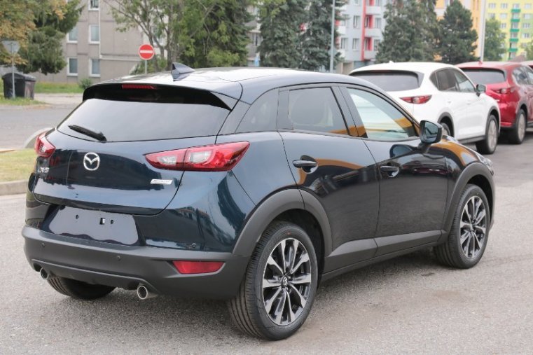 Mazda CX-3, 2,0 Skyactiv-G 121k, barva modrá