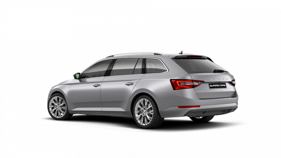 Škoda Superb, 2,0 TDI 147 kW 7-stup. automat., barva stříbrná