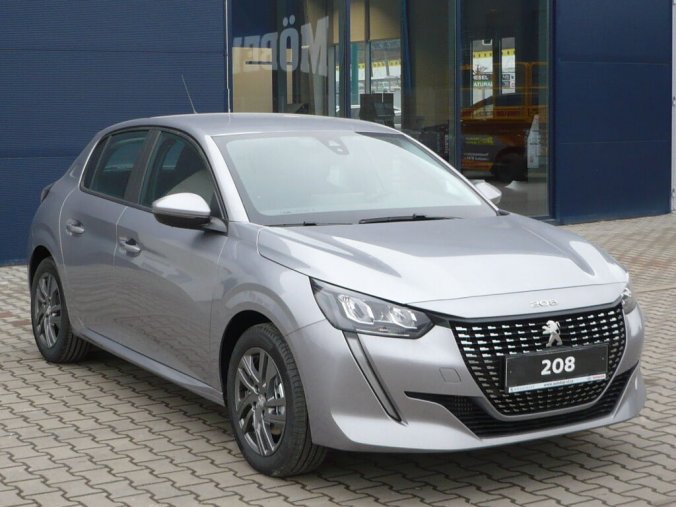 Peugeot 208, ACTIVE PACK 1,2 75k LED SVĚTLA+VÝHŘEV 2/2022, barva šedá