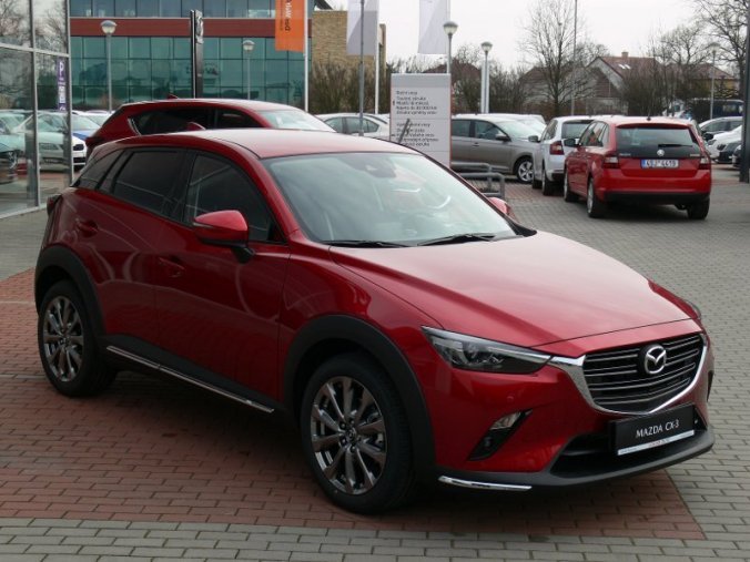 Mazda CX-3, 2.0 Skyactiv G121 + NAVI, barva červená