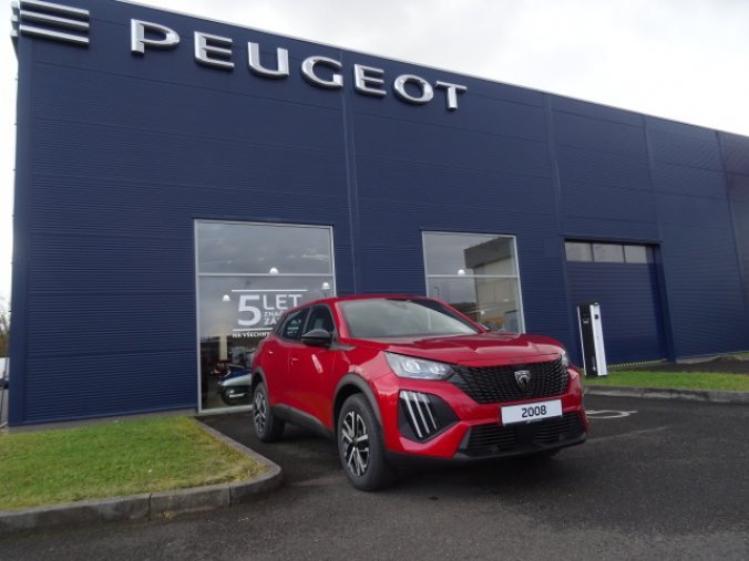 Peugeot 2008, ACTIVE 1.2 PureTech 100k MAN6, barva červená