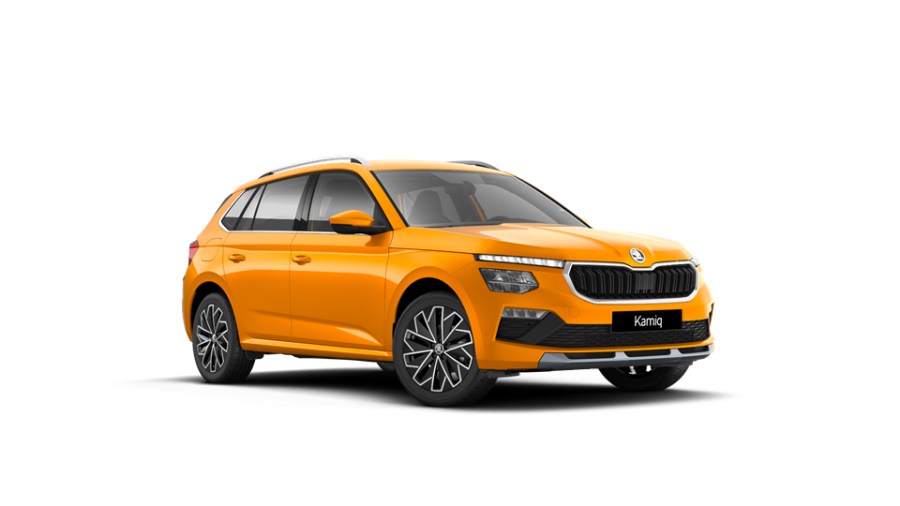 Škoda Kamiq, 1,0 TSI 85 kW 6-stup. mech., barva oranžová