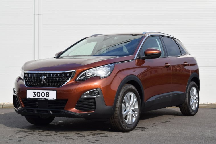 Peugeot 3008, ACTIVE 1.6 BlueHDi 120 S&S MAN6, barva oranžová