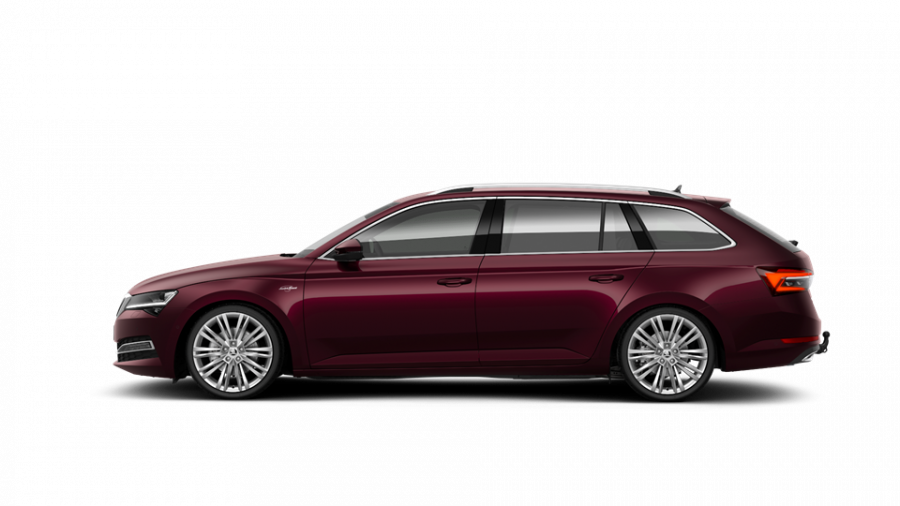 Škoda Superb, 2,0 TDI 147 kW 7-stup. automat., barva vínová