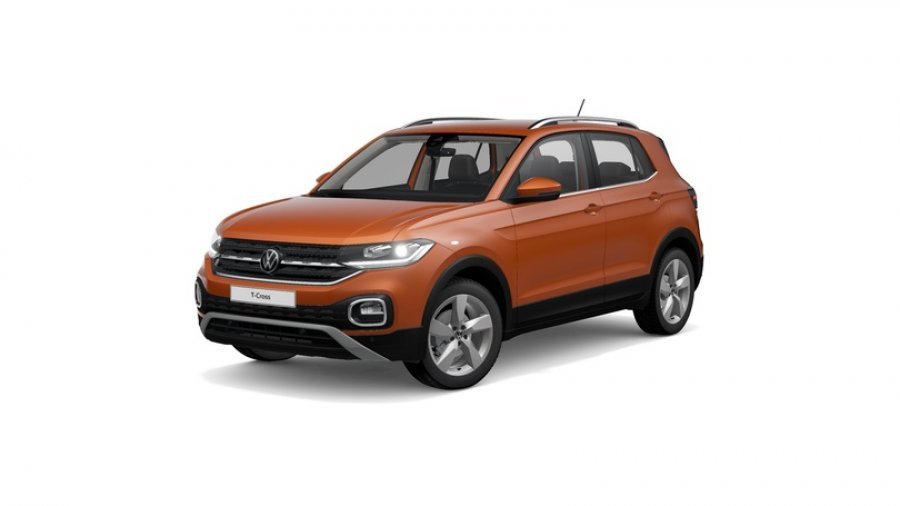 Volkswagen T-Cross, Style 1,0 TSI 85 kW 7DSG, barva oranžová