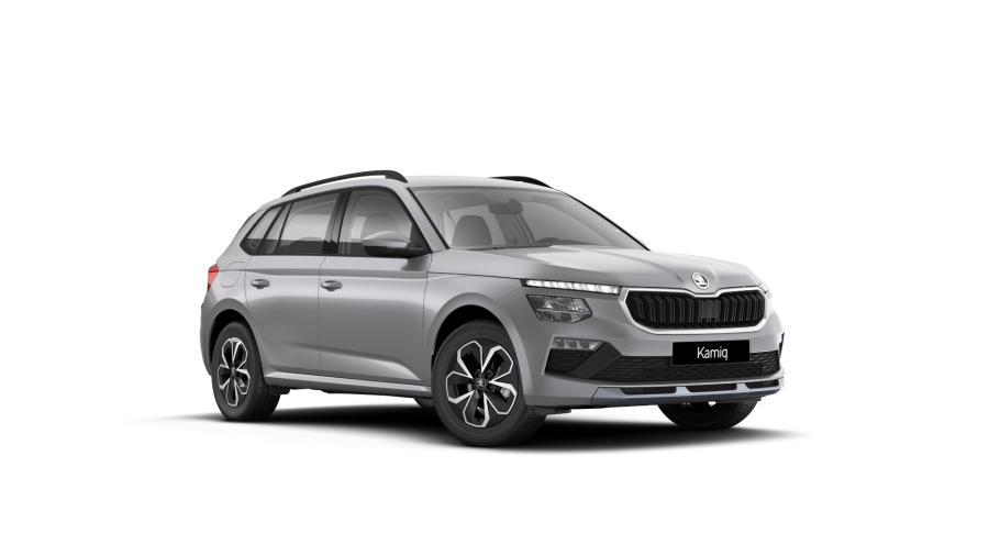 Škoda Kamiq, 1,5 TSI 110 kW 6-stup. mech., barva stříbrná