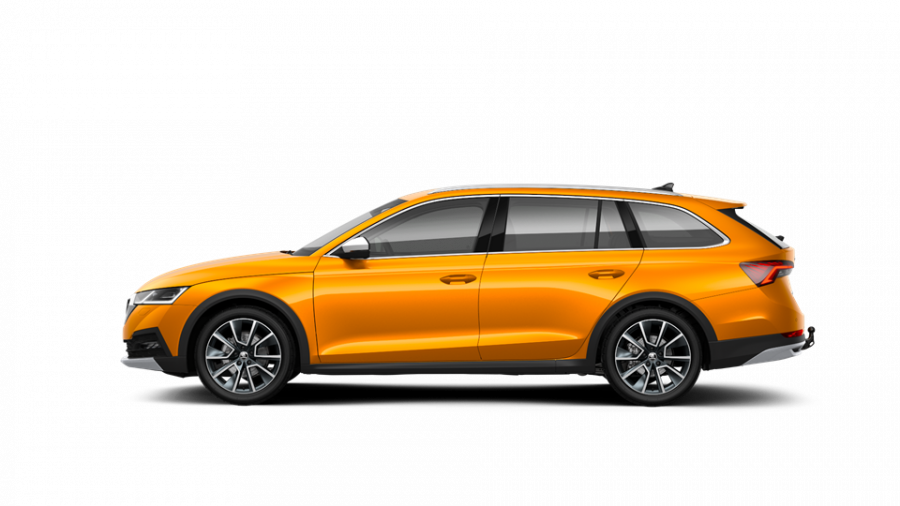 Škoda Octavia, 2,0 TDI 110 kW 7-stup. automat. 4x4, barva oranžová