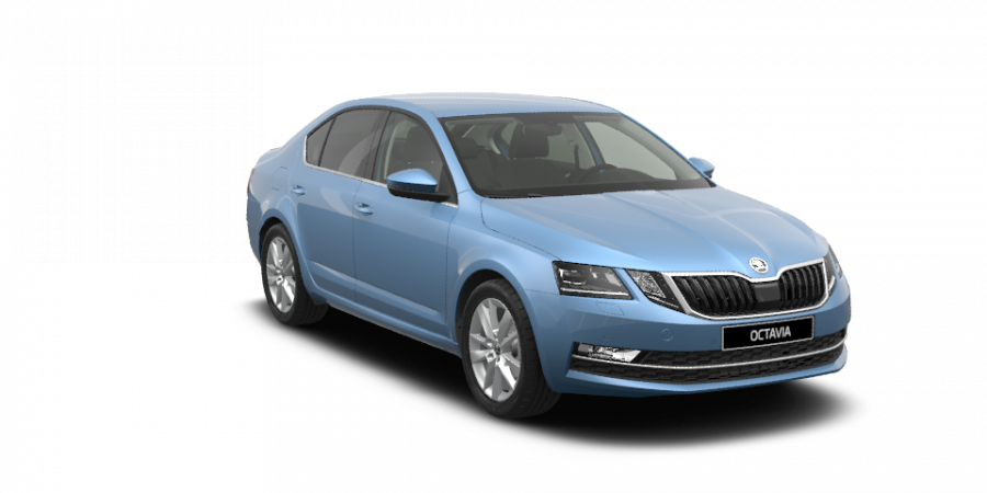 Škoda Octavia, 1,5 TSI 110 kW 6-stup. mech., barva modrá