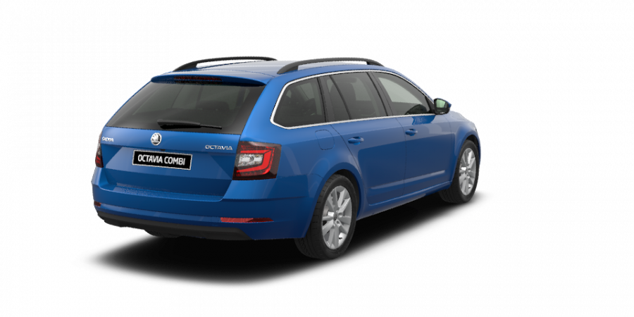 Škoda Octavia, 1,5 TSI 110 kW 6-stup. mech., barva modrá