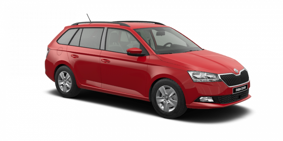 Škoda Fabia, 1,0 TSI 81 kW 6-stup. mech., barva červená