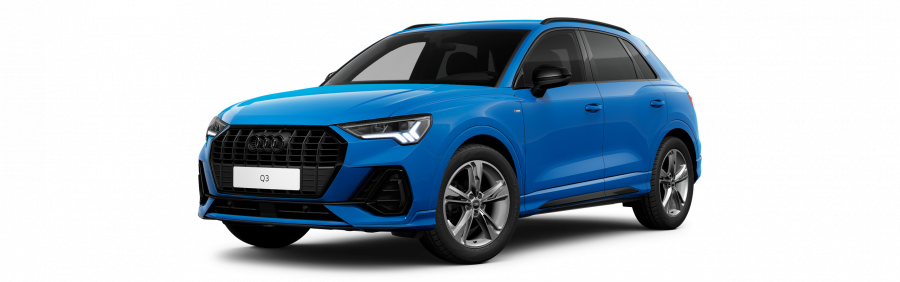 Audi Q3, Q3 S line 35 TFSI 110kW, barva modrá