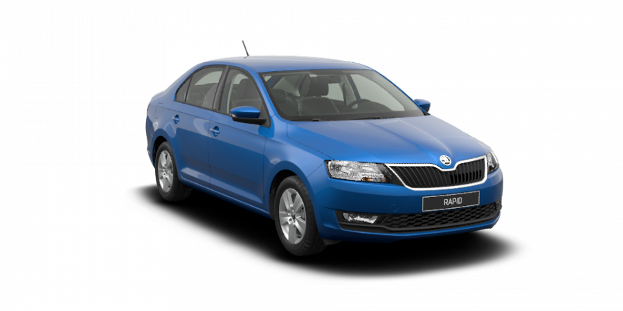 Škoda Rapid, 1,0 TSI 81 kW 6-stup. mech., barva modrá