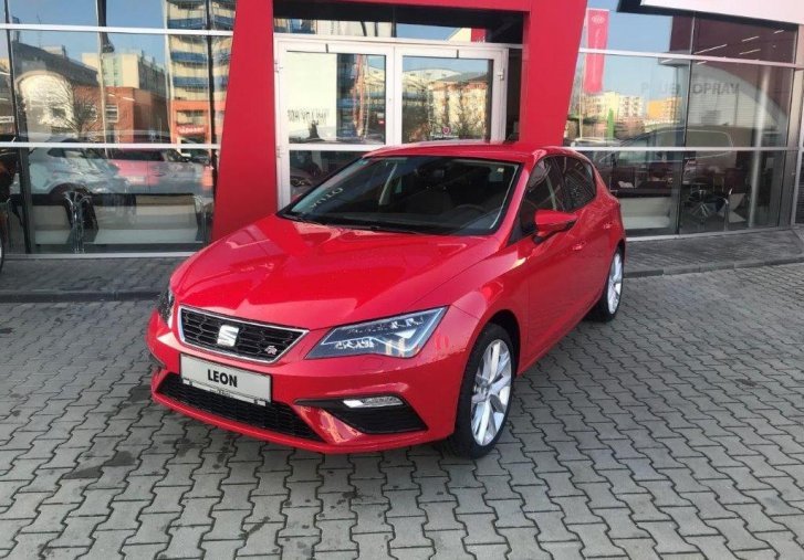 Seat Leon 5D, FR 1.5 TSI 130k 6M, barva červená