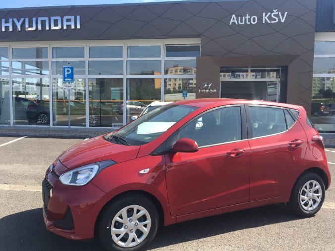 Hyundai i10, 1,0i 48 kW (95 NAT) 5 st. man, barva červená