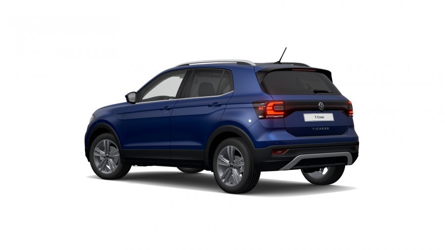 Volkswagen T-Cross, T-Cross Style 1,0 TSI 81 kW 6G, barva modrá