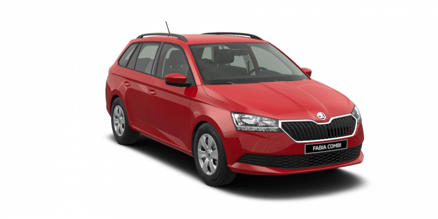 Škoda Fabia, 1,0 TSI 70 kW 5-stup. mech., barva červená