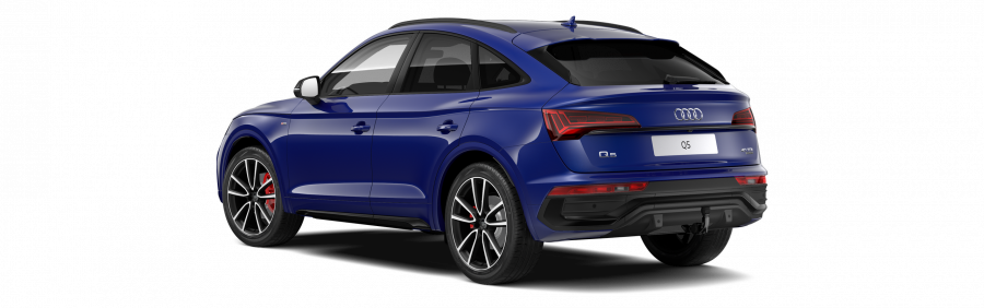 Audi Q5 Sportsback, Q5 SB S line 40 TDI 150kW quattro, barva modrá