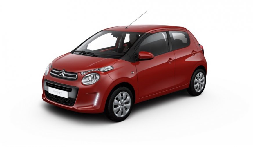 Citroën C1, 1.0 VTi 72, barva červená