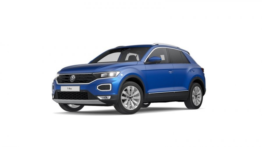 Volkswagen T-Roc, Sport 1,5 TSI ACT 7DSG, barva modrá