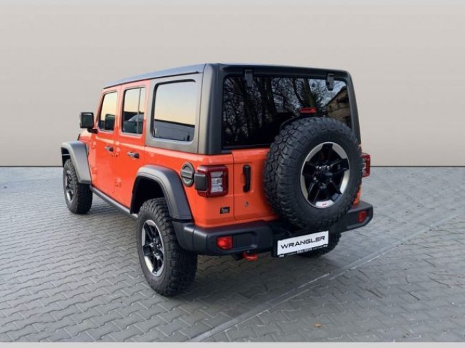 Jeep Wrangler, 2.2 CRD Rubicon 8ATX, barva oranžová