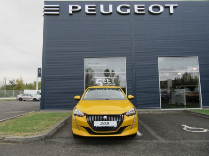 Peugeot 208, Active 1.2 PureTech 75k MAN5, barva žlutá