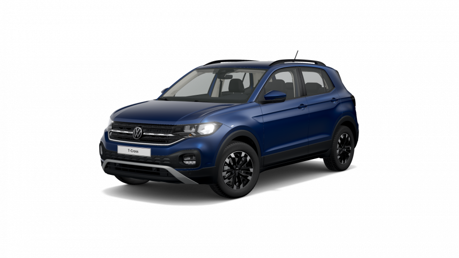 Volkswagen T-Cross, T-Cross Life 1,0 TSI 81 kW 7DSG, barva modrá