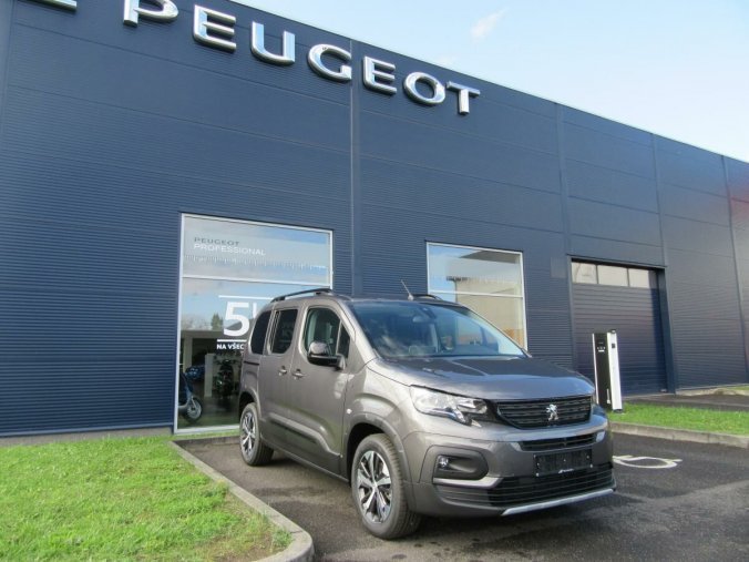 Peugeot Rifter, GT 1.5 BlueHDi 130k S&S MAN6, barva šedá