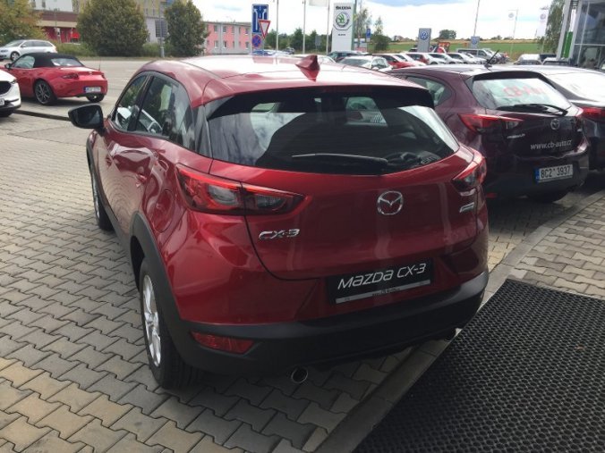 Mazda CX-3, 2,0 Skyactiv-G121, barva červená