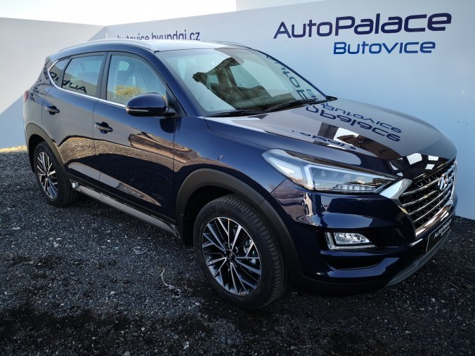 Hyundai Tucson, 1,6 T-GDi 130 kW (95 NAT) 6 st. man 4×4, barva modrá