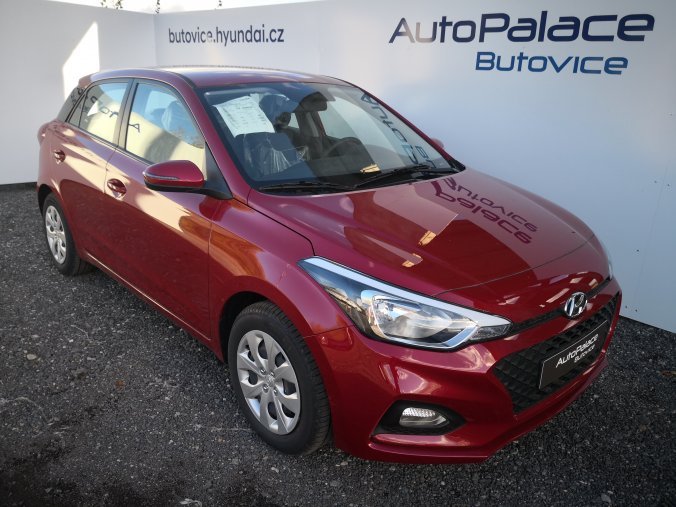 Hyundai i20, 1,25i 55 kW (95 NAT) 5 st. man, barva červená