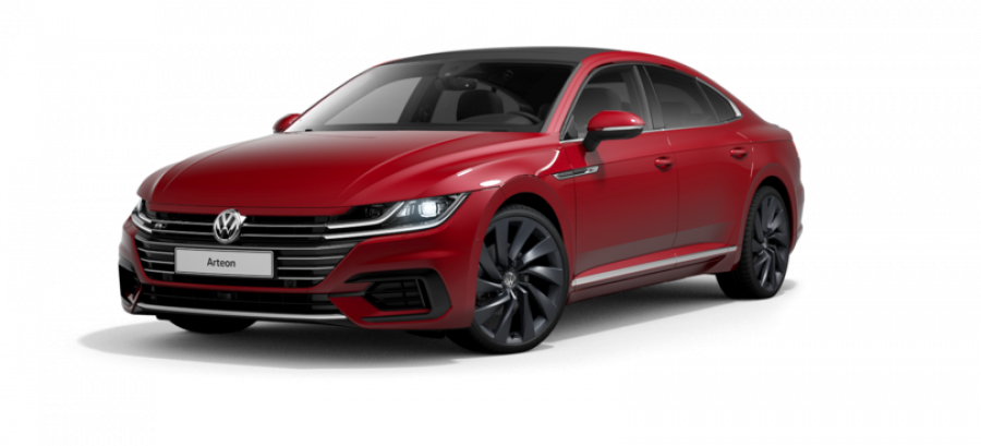 Volkswagen Arteon, R-line 2,0 TDI 7DSG, barva červená