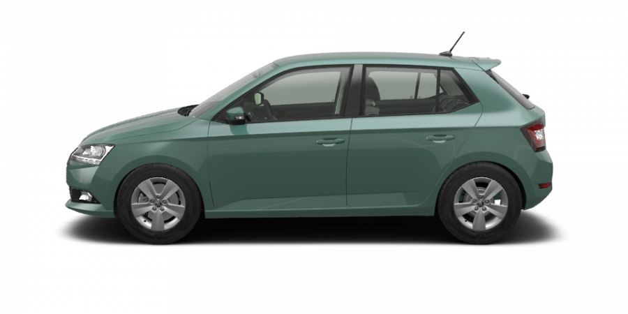 Škoda Fabia, 1,0 TSI 70 kW 5-stup. mech., barva zelená