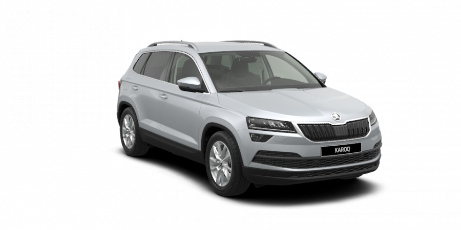 Škoda Karoq, 2,0 TDI 110 kW 7-stup. automat. 4x4, barva stříbrná