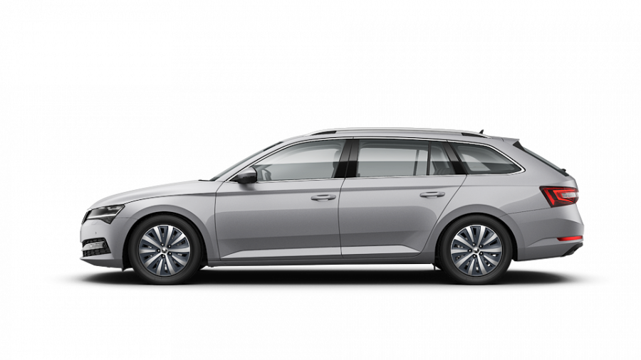 Škoda Superb, 2,0 TDI 110 kW 6-stup. mech., barva stříbrná