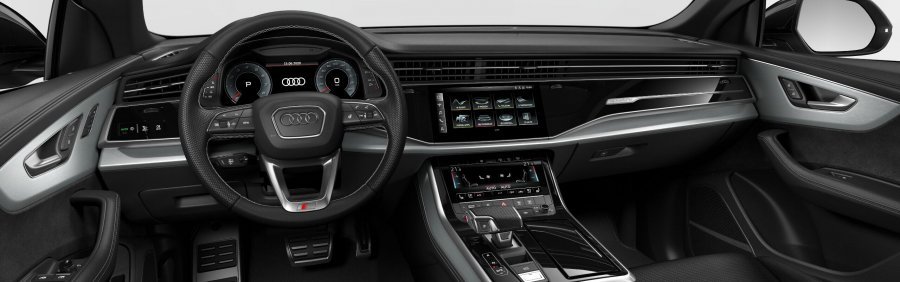 Audi Q8, SQ8 TFSI 373 kW quattro, barva šedá