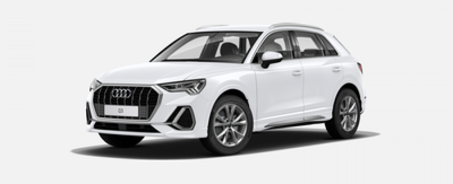 Audi Q3, S line 35 TDI 110 kW, barva bílá