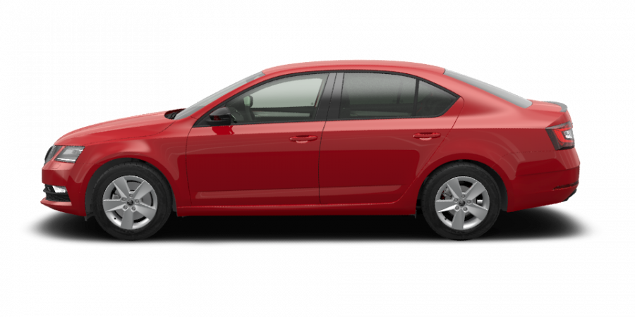 Škoda Octavia, 1,5 TSI 110 kW 6-stup. mech., barva červená