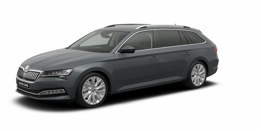 Škoda Superb, 2,0 TDI 140 kW 7-speed automat. 4x4, barva šedá