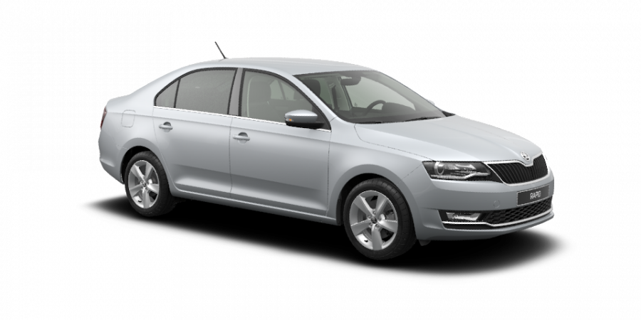 Škoda Rapid, 1,0 TSI 81 kW 6-stup. mech., barva stříbrná