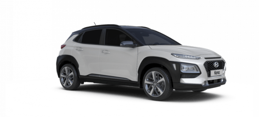 Hyundai Kona, 1,6 CRDi 85 kW (diesel) 6 st. man, barva bílá