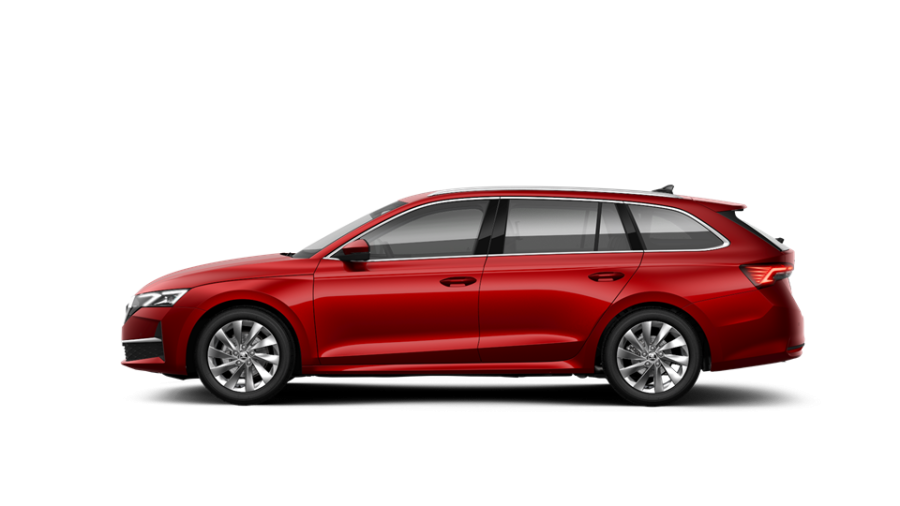 Škoda Octavia, 1,5 TSI m-HEV 110 kW 7-stup. automat., barva červená