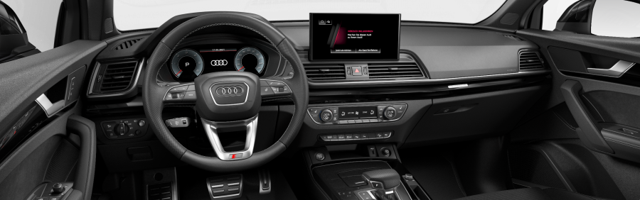 Audi Q5, Q5 S line 50 TDI 210kW quattro, barva černá