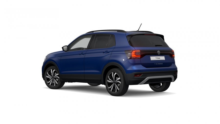 Volkswagen T-Cross, T-Cross Life 1,0 TSI 81 kW 6G, barva modrá