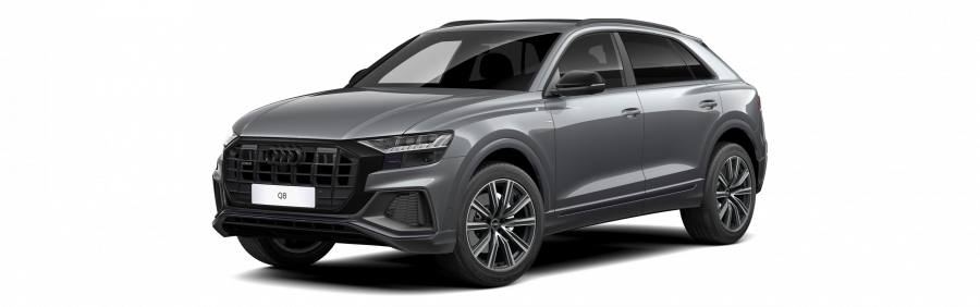 Audi Q8, Q8 50 TDI quattro, barva šedá