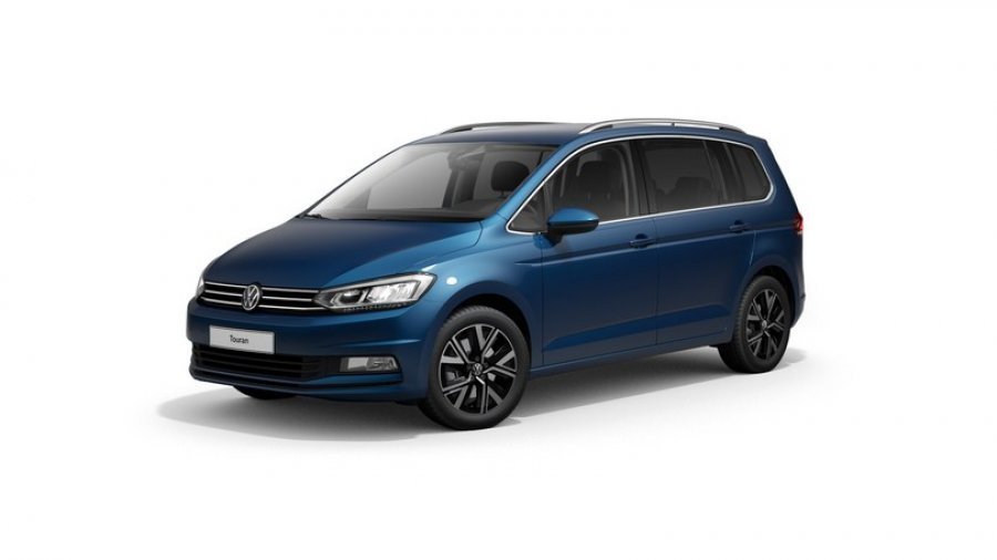 Volkswagen Touran, ME 1,5 TSI EVO 6G, barva modrá