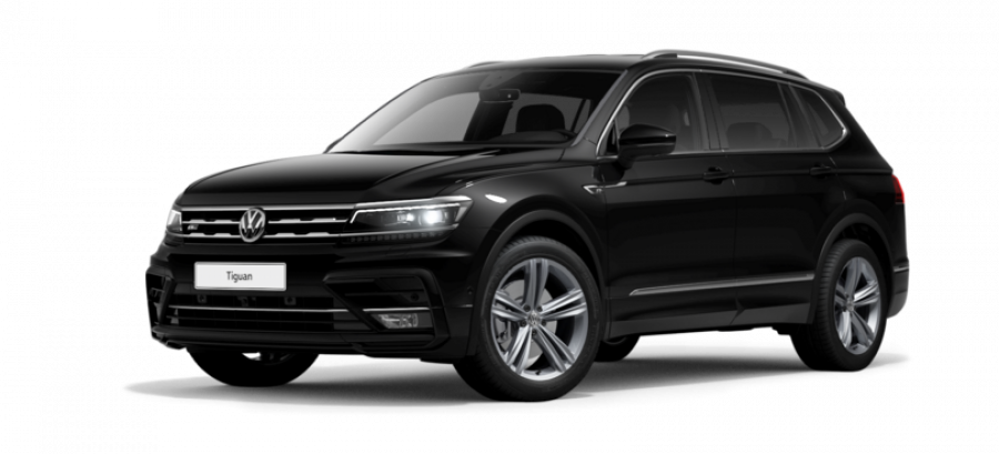 Volkswagen Tiguan Allspace, HL R-Line 2,0 BiTDI 4M 7DSG, barva černá