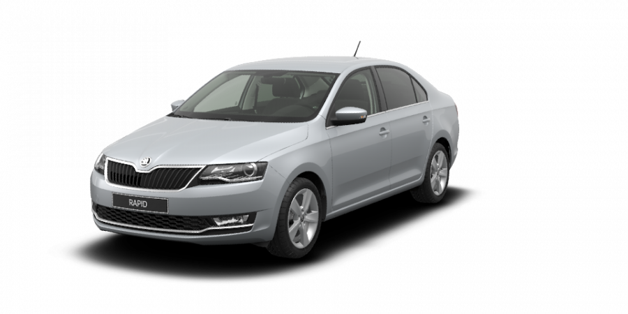 Škoda Rapid, 1,0 TSI 81 kW 6-stup. mech., barva stříbrná